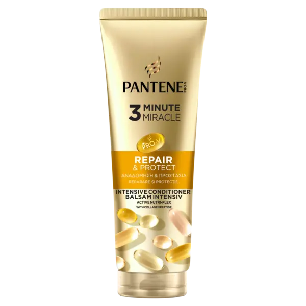 Balsam pentru par fragil si uscat Pro-V Repair & Protect 3 Minute Miracle, 220ml, Pantene