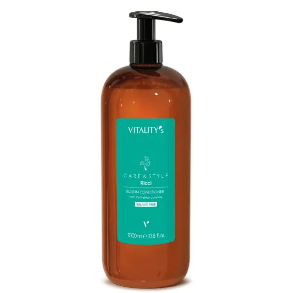 Balsam pentru par ondulat sau cret Vitality's Care&Style Ricci Bloom Conditioner 1000ml