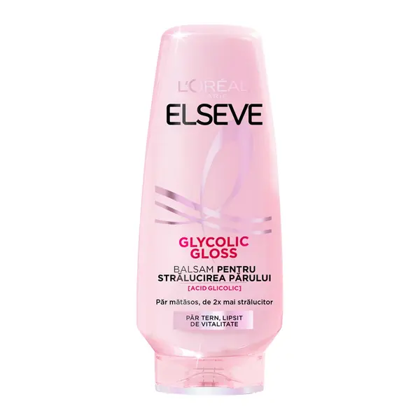 Balsam pentru stralucirea parului Glycolic Gloss, 200 ml, Elseve