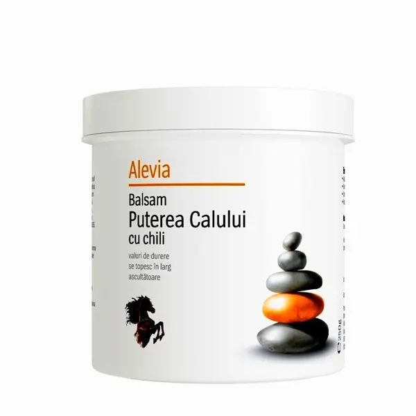 Balsam Puterea Calului cu Chili, 250g, Alevia