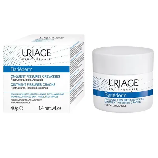 Balsam reparator Bariederm Fissures, 40 g, Uriage