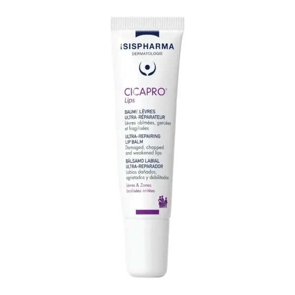 Balsam reparator intensiv pentru buze Cicapro, 15 ml, IsisPharma