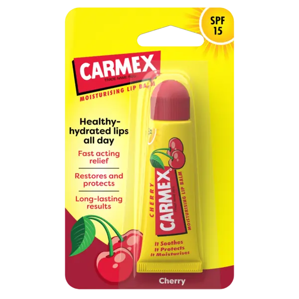 Balsam reparator pentru buze uscate si crapate cu aroma de cirese, 10g, Carmex