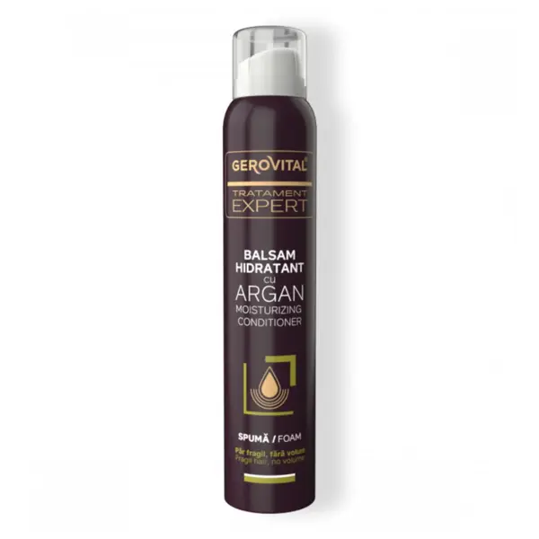 Balsam-spuma hidratant cu argan, 200ml, Gerovital