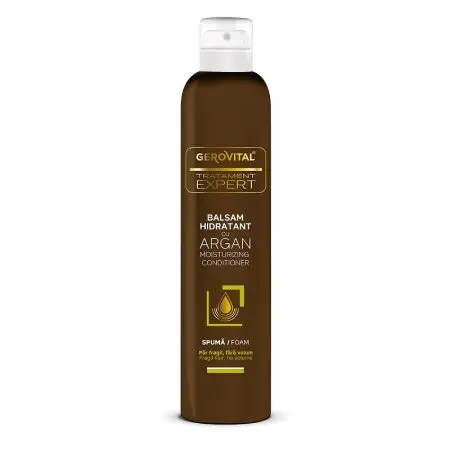 Balsam spuma hidratanta cu Argan Tratament Expert, 200ml, Gerovital