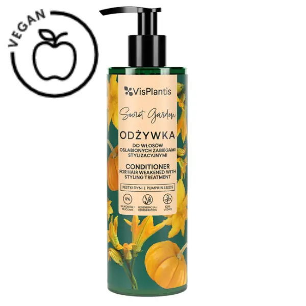 Balsam Vis Plantis pentru Par Deteriorat de Tratamente Termice, Green Pharmacy | 400 ml