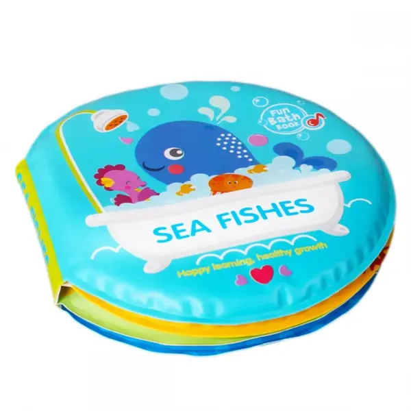 Bam-Bam Bath Book carte pentru apă 6m+ Sea Fishes 1 buc