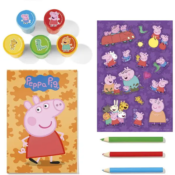 Bambelino Toys Set creativ cu stampile - Peppa Pig