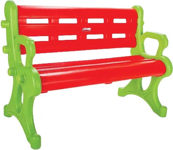 Bancă pentru copii Pilsan - 73 x 106 x 50 cm, roșu/verde