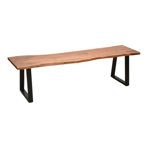 Bancheta Miles Slim Maro 160x40x45 cm