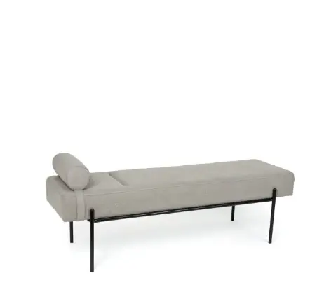 Bancuta BURGOS 140 x 52 CM - Grey