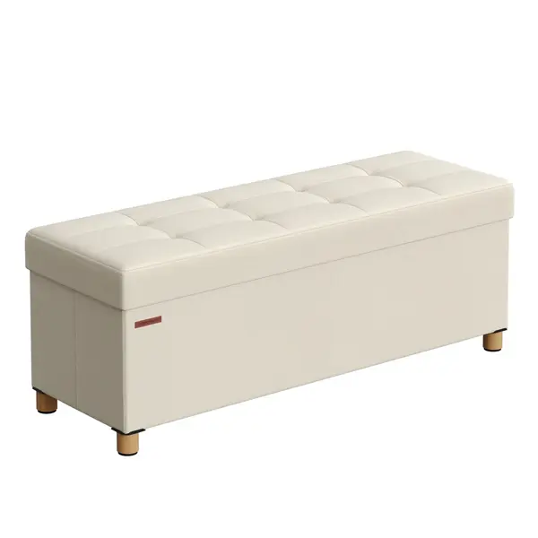 Bancuta hol cufar cu depozitare Melisa Crem 110x38x40 cm