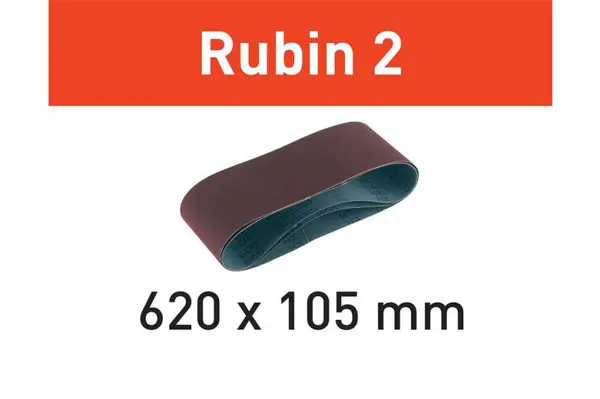 Banda abraziva L620X105-P60 RU2/10 Rubin 2-set