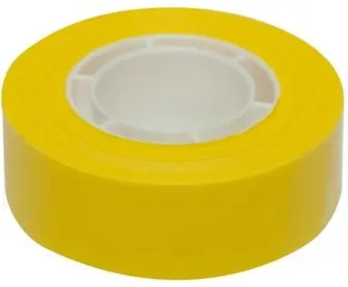 Banda adeziva Apli - Galben, 19 mm х 33 m