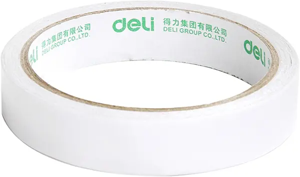 Banda adeziva cu doua fete Deli Stick Up - 30402, 19 mm x 10 m
