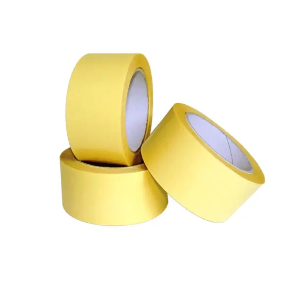 Banda adeziva galbena hartie 48 mm x 50 m Banda adeziva galbena hartie 48 mm x 50 m