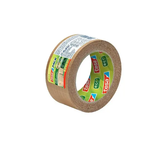 Banda adeziva hartie maro 50 mm x 25 m reciclabila Banda adeziva hartie maro 50 mm x 25 m reciclabila