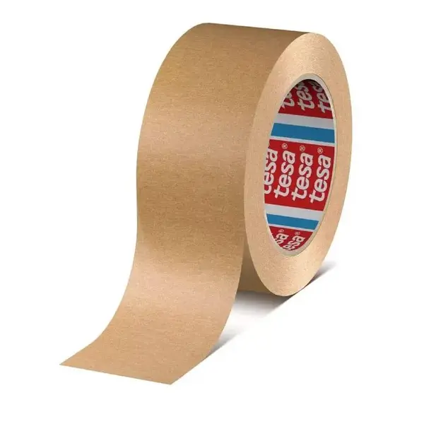 Banda adeziva maro hartie 50 mm x 50 m Banda adeziva ambalare de hartie standard 50 mm x 50 m 4713 tes