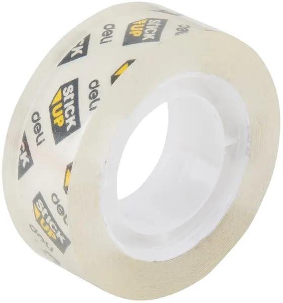 Banda autoadeziva Deli - E30065, transparent, 18 mm x 33 m