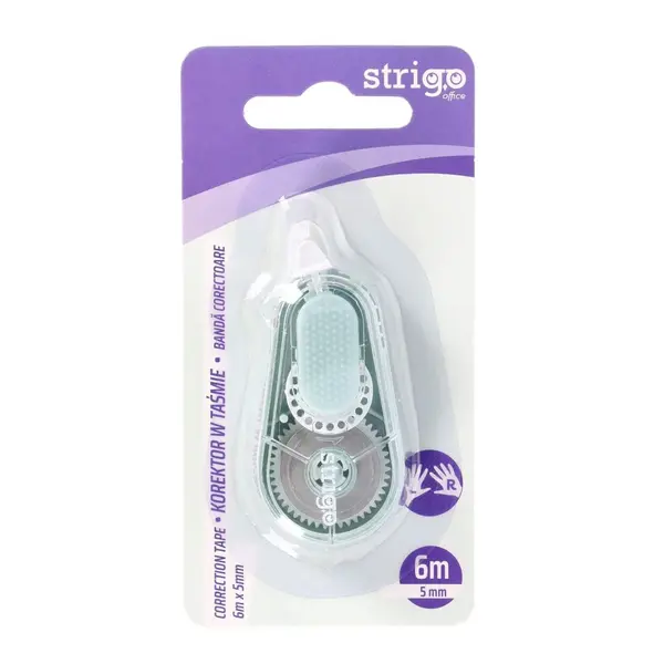 Banda corectoare Strigo 5mm x 6m ,corp verde menta