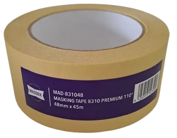 Banda de mascare MADDOX Premium 8310, rezistenta la 110°, 48mm x 45m