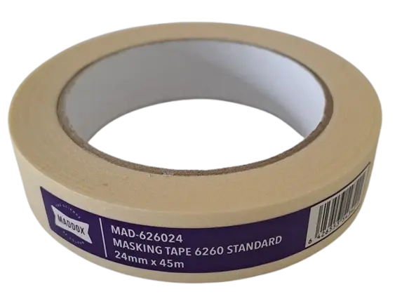 Banda de mascare MADDOX Standard 6260, rezistenta la 60°, 24mm x 45m