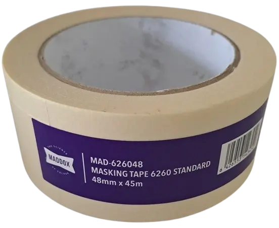 Banda de mascare MADDOX Standard 6260, rezistenta la 60°, 48mm x 45m
