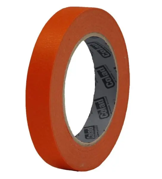 Banda de mascare Orange 100°C, 38mm x 50m, COLAD