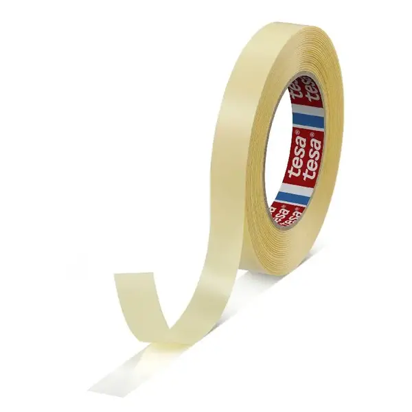 Banda dublu adeziva transparenta polipropilena adeziv topit 15 mm x 50 m Banda dublu adeziva transparenta polipropilena adeziv topit 15 mm x 50 m