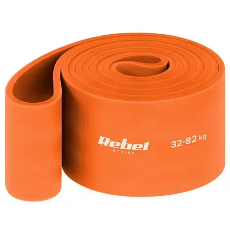 Banda Elastica Rebele Active RBA-3001-7, Power band, 32-82 Kg (Portocaliu)