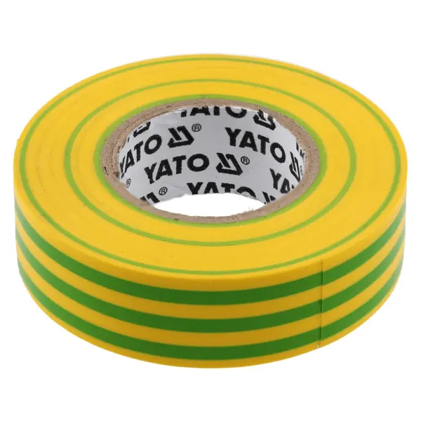 Banda izolatoare PVC galben-verde 19mmx20mx0,13mm - YATO YT-81655