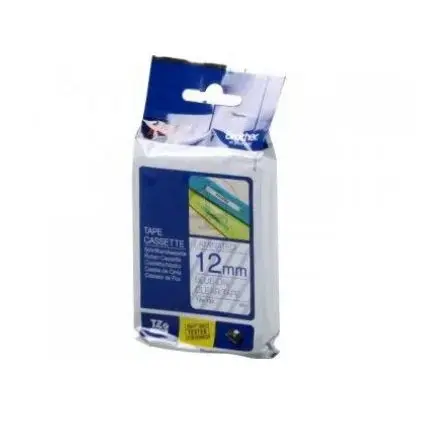 Banda laminata Brother TZe133, 8m/12mm (Albastru/transparent)