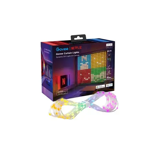 Banda LED Govee H70BCCA1 Curtain Lights Netflix 1, 5m x 1, 5m