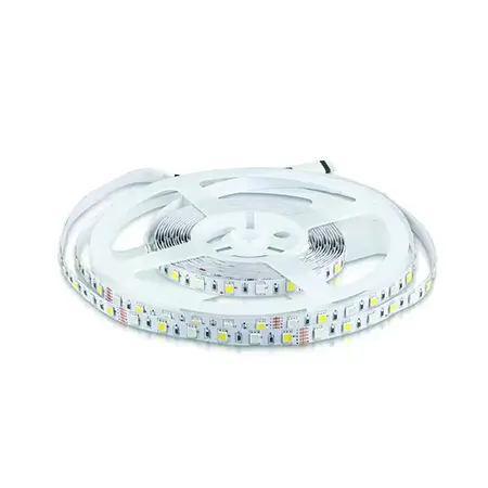 BANDA LED SMD5050 60LED/M RGB + ALB cald P20 5M