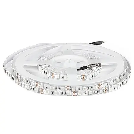 Banda LED SMD5050 60LED/M RGB IP20 5M V-TAC SKU-212120