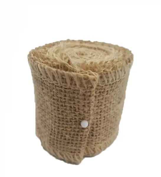 Banda panza-iuta, natur,5cmx2m