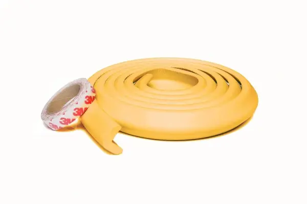 Banda protectie subtire pentru muchii si margini, 2.3x0.9x200 cm, Maro deschis