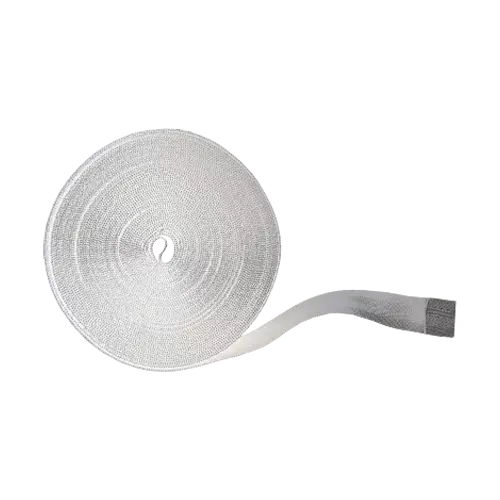 Bandă textilă de fixare cabluri și țevi, 15 mm lățime, 10 m, alb, CELO 915TXS