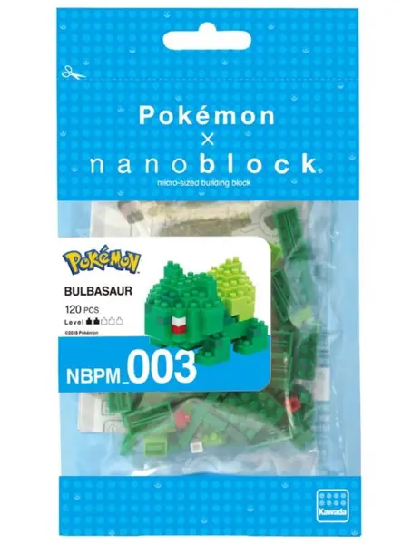 Bandai Nanoblock Pokemon Bulbasaur Building Block (nbpm003)