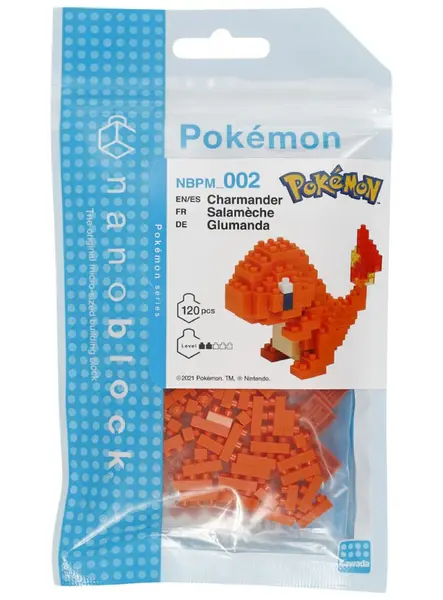 Bandai Nanoblock Pokemon Charmander Building Block (nbpm002)