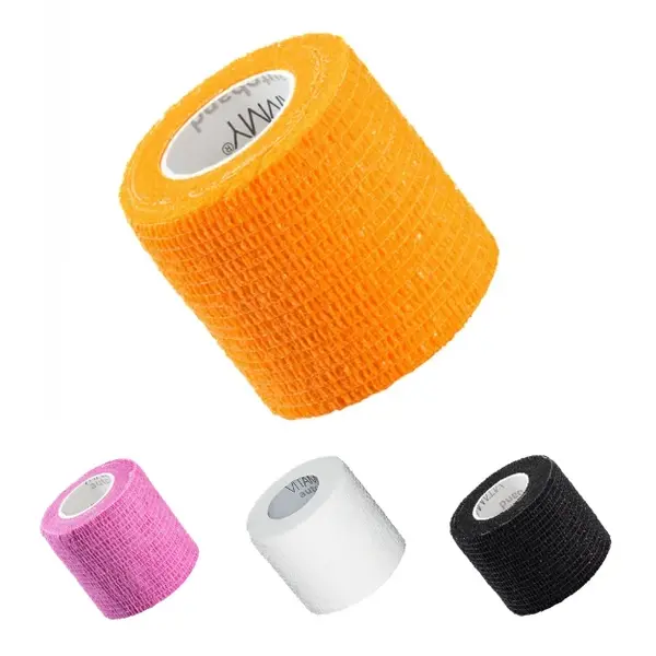Bandaj elastic autoadeziv Vitammy Autoband, 5 x 450 cm - Roz