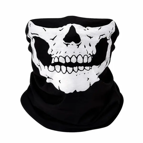 Bandana Moto FIXATO, Protectie UV, Material elastic, respirabil, Marime universala, Negru