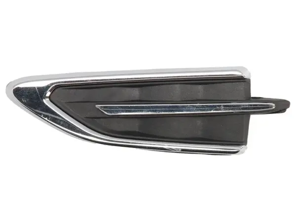 Bandou ornament lateral aripa fata stanga negru cu dunga cromata potrivit FORD KUGA II 2017-2019