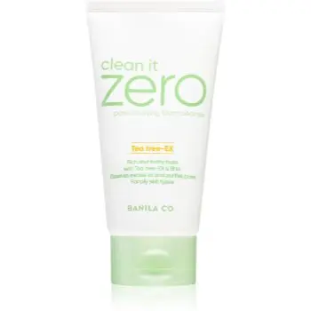 Banila Co. clean it zero pore clarifying spuma demachianta cu o textura cremoasa hidrateaza pielea si inchide porii
