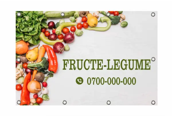 Banner Blockout + Imagini 80x50 cm, Blockout