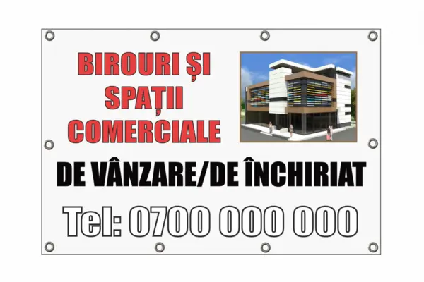 Banner Frontlit + Imagini 300x105 cm, Frontlit