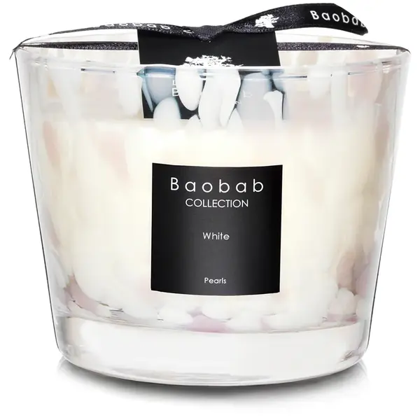 Baobab Collection Pearls White lumânare parfumată 500 g