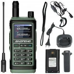 BAOFENG Statie Walkie Talkie Baofeng Uv-17e , 5W, Verde
