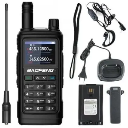 BAOFENG Statie walkie-talkie Baofeng UV-17E, Negru