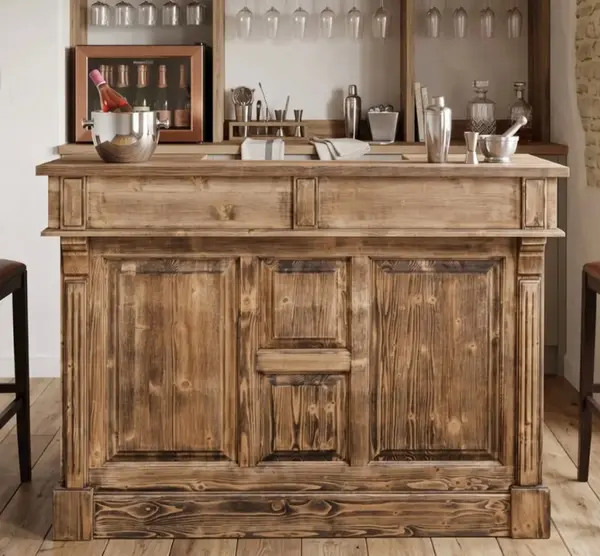 Bar 160cm cu finisaj Periat adanc
